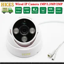 960 P 1080 P HD IP 720 P Камара IP купола indoor Массив ИК-светодиодов CCTV мини IP