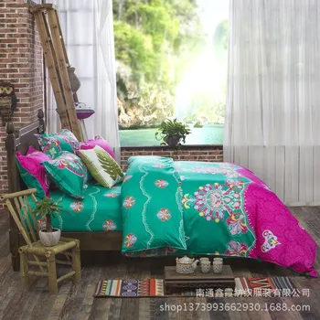 

#Wewish hot sale Quilt Cover Bedding Duvet Cover christmas bedding set - 4 Piece(1 Duvet Cover + 1 Bed Sheet +2 Pillow Shams