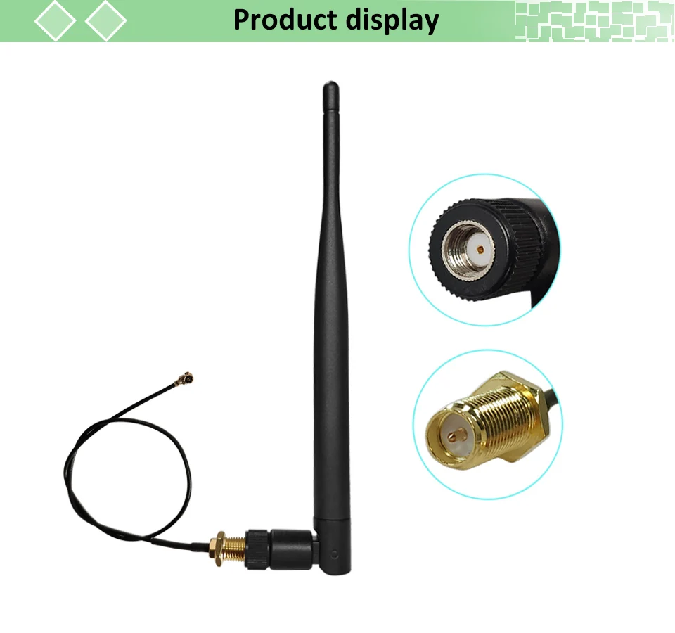 868 MHz 915 MHz Антенна 5dbi RP-SMA разъем GSM 915 MHz 868 MHz antena antenne Водонепроницаемая+ 21cm SMA Male/u. FL косичка кабеля