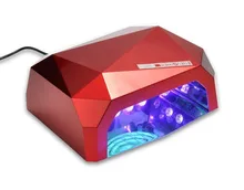 Pro 36W UV Led Lamp Nail Dryer Diamond Shaped LED UV Lamp Nail Lamp Curing for UV LED Gel Nails Polish Nail Art Tools #1006
