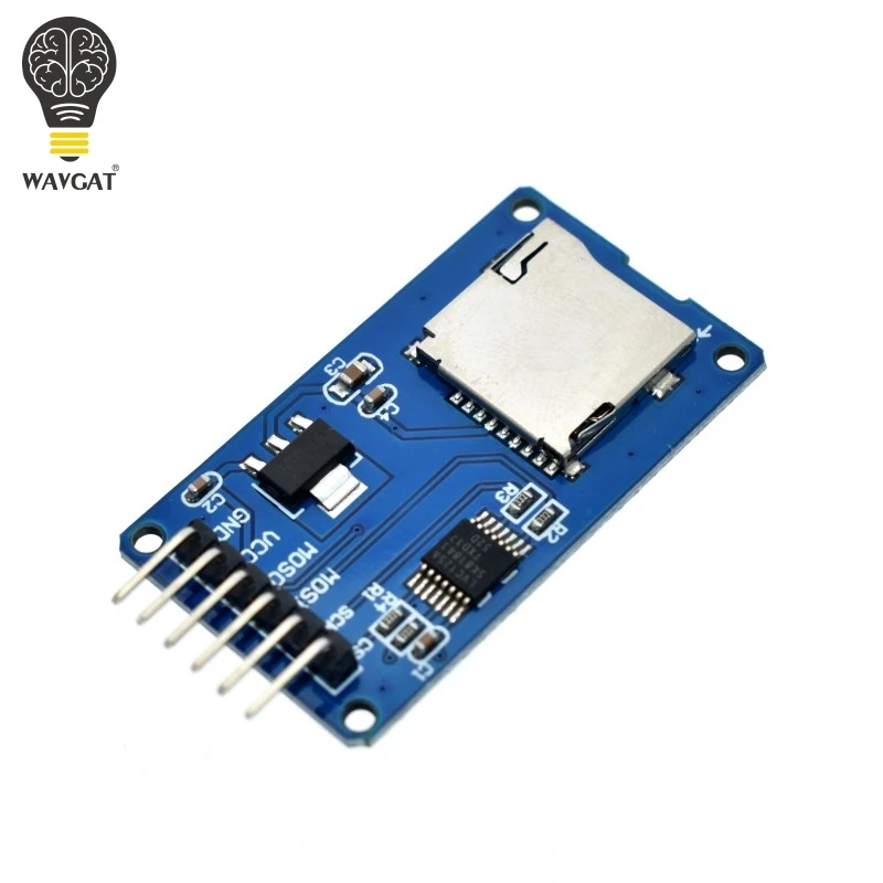 WAVGAT Micro SD плата расширения хранения Micro SD TF карта памяти щит модуль SPI для Arduino продвижение