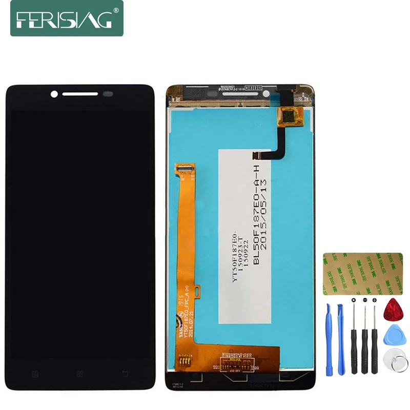 

Ferising 100% AAA LCD Display For Lenovo A6000 5.0 inch Replacement Display Touch Screen Digitizer Assembly + Tool Kits