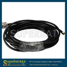 Superbat RP-SMA Male to N Male прямой Paitail кабель RG58 100 см