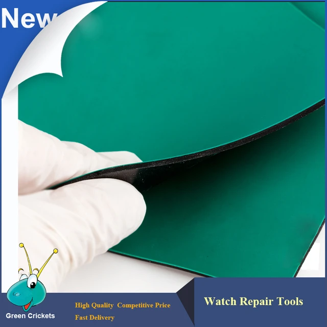 Bergeon 6808-V Watchmakers Green Bench Top Work Mat Non-Slip