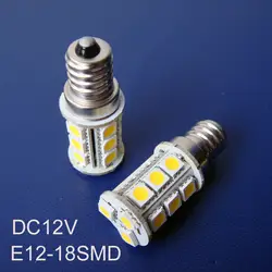 Высокое качество 5050 DC12V 3.2 Вт E12 светодиодные лампы, 12 В LED E12 лампы, e12 светодиодные фонари Бесплатная доставка 50 шт./лот