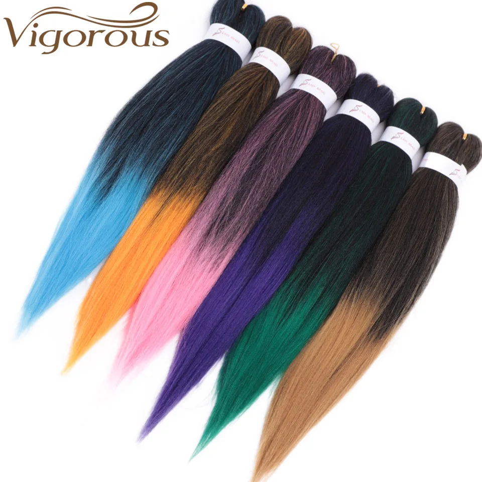 

Vigorous Crochet Hair Extension Easy Jumbo Braids Hair Two Tone Colors Synthetic Crochet Braidingd Hair Braid Hair