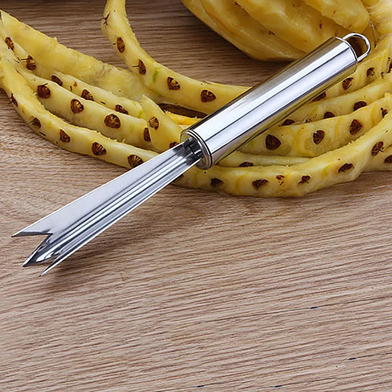 Stainless Steel Pineapple Core Peeler Fruit Cutter Slicer Parer Cutter Kitchen Tool Pineapple Peeler Seed Remover