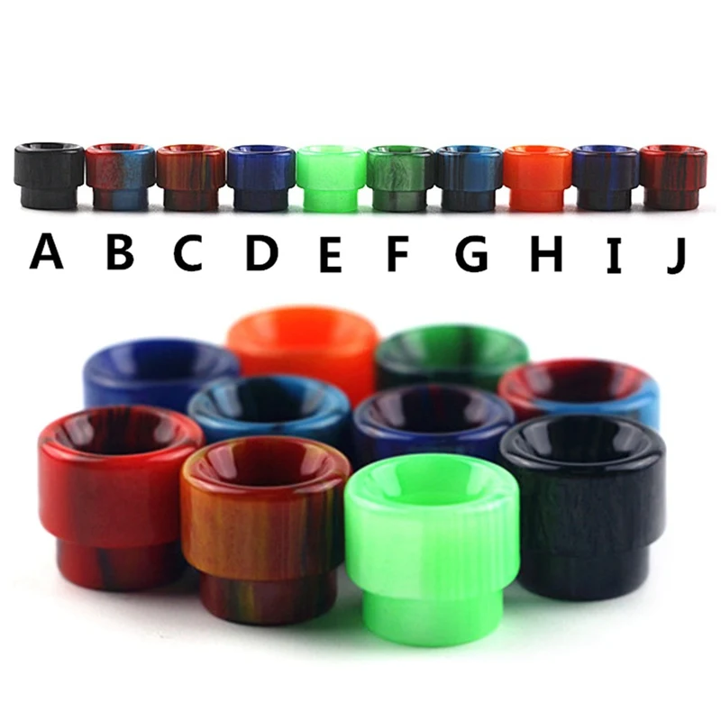 

Fashion 810 Epoxy Resin Drip Tip High Quality Drip Tip For 810 Thread Atomizer Kennedy 24 GOON 528 Battle Atomizer