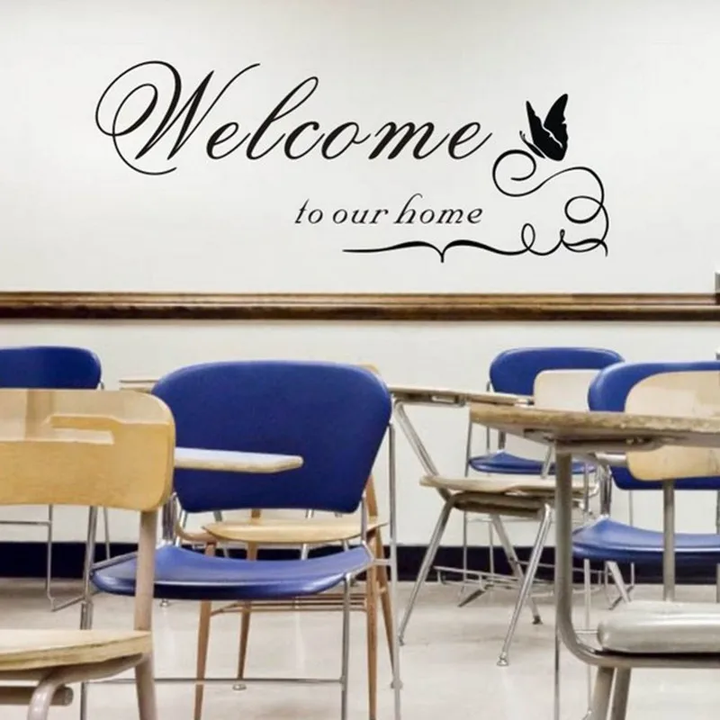 Bienvenidos A Nuestra Casa De Cotizacion De La Pared Sticker Decal