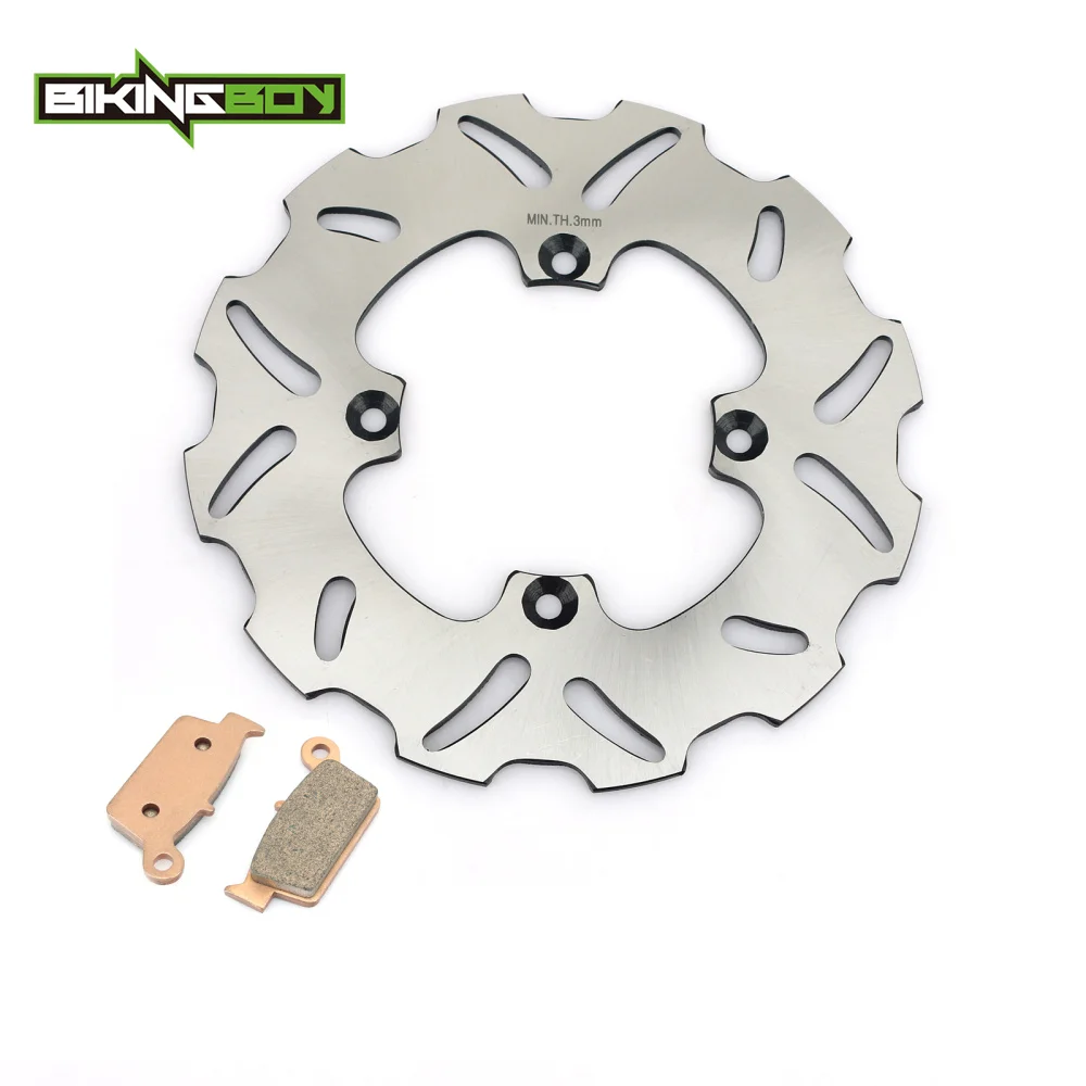 

BIKINGBOY For Honda CR80R 1996-2002 CR85R CB 85 R R3-R7 2003 2004 2005 2006 2007 CRE 80 1998-2019 Rear Brake Disc Disk Rotor Pad