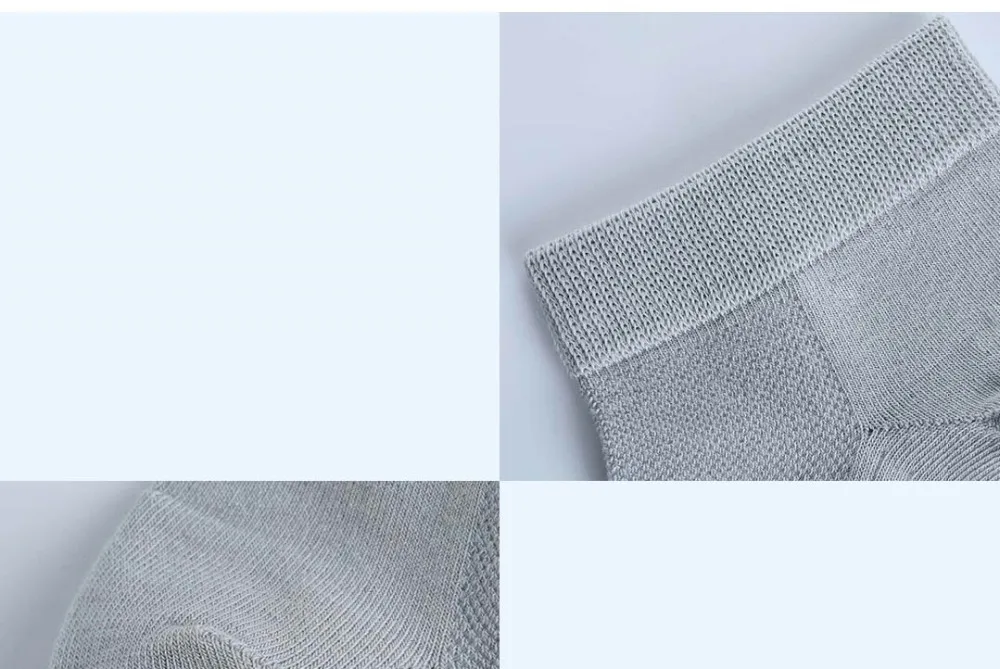 Xiaomi Новинка 365 одежда 5 пар дышащие мужские носки весна лето антибактериальные носки пропускающие воздух, мягкие и удобные короткие носки