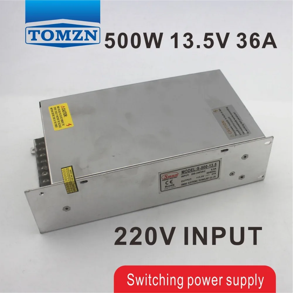 

500W 13.5V 36A 220V INPUT Single Output Switching power supply for LED Strip light AC to DC