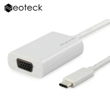 Aluminum Alloy USB 3.1 Type-C USB-C To VGA Monitor Projector Adapter Cable For MacBook 12 Inch Laptop Converter Adapter