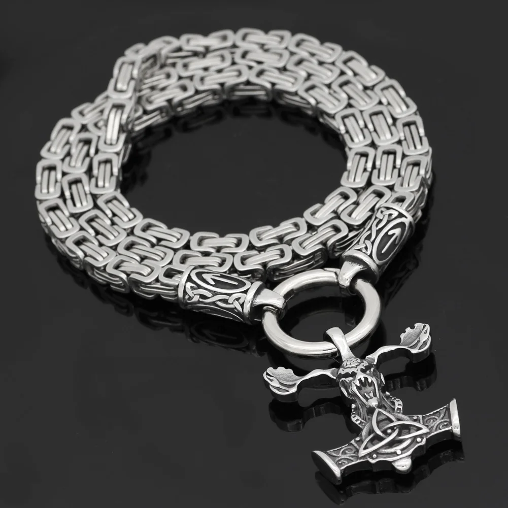AtSKnSK Moneda Vikinga Nórdica Mjolnir Moneda Martillo De Thor