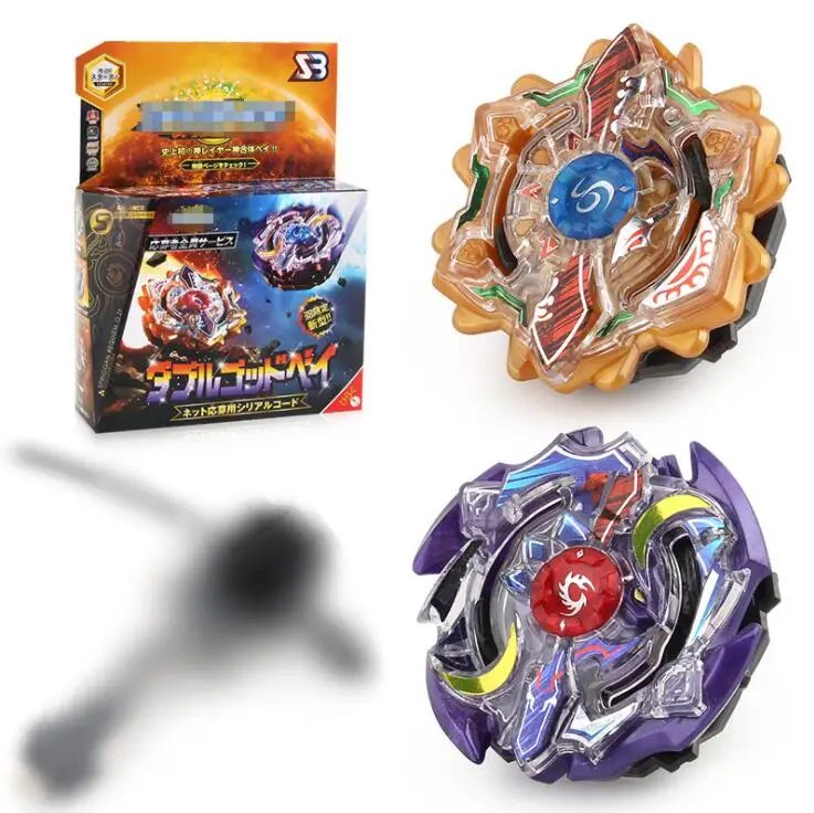 

Best Gift Spinning Top Burst B-00 DUO ECLIPSE SUN AND MOON-GOD BEY Launcher+Grip