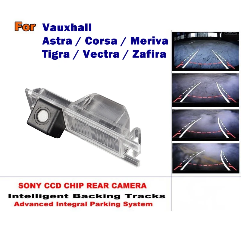 

For Vauxhall Astra / Corsa / Meriva / Tigra / Vectra / Zafira Tracks Camera HD CCD Intelligent Dynamic Rear View Camera