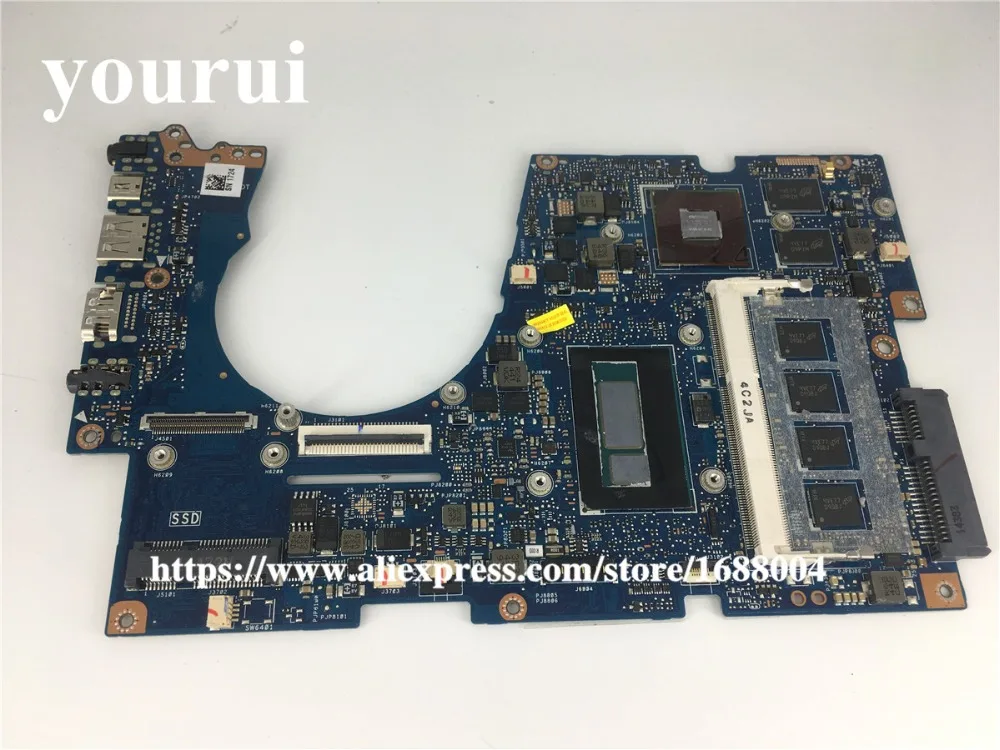 Для ASUS UX303LN Материнская плата ноутбука REV.2.0 I5-4210U Процессор 4 Гб Оперативная память
