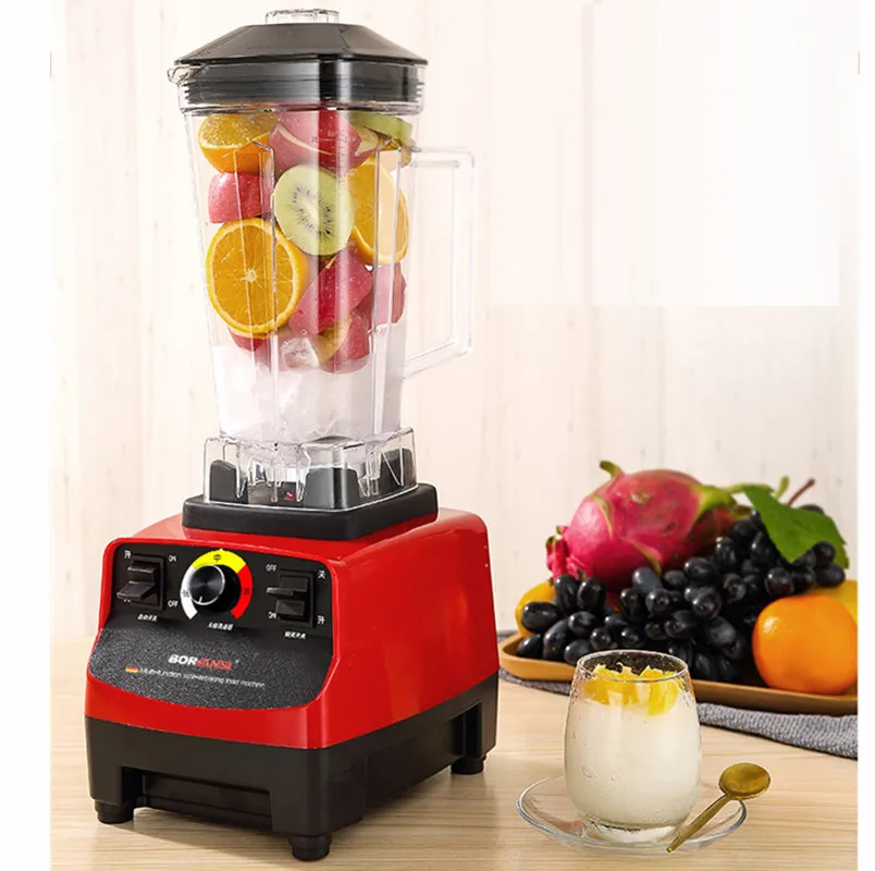 

1500W Heavy Duty Ice Smoothie Machine Mixer Food Processor Commercial Blender Professional Blender Japan Blade Juicer