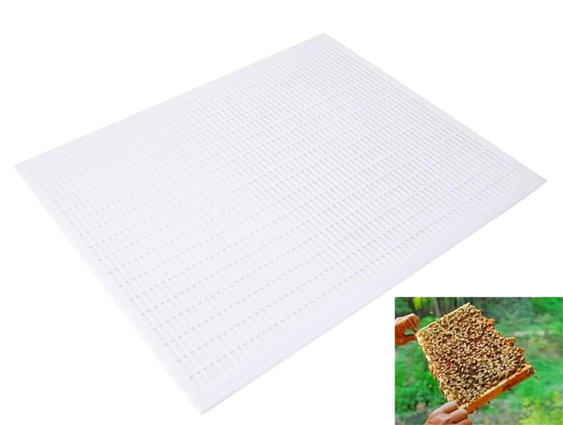 Plastic Bee Queens Excluder Trap Net Grid Beekeeping Equipment For 10 Frame Box