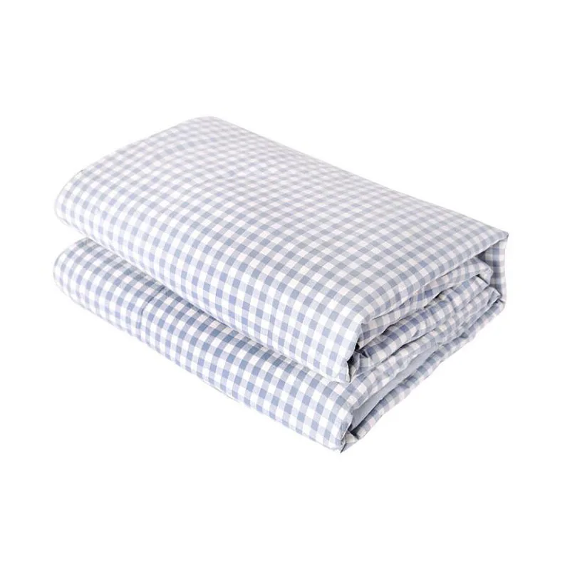 

Summer cotton thin DUVET COVER plaid strip QUILT DOUBLE SUPER soft comfortable baby Blanket Queen King Size healthy Bed quilt