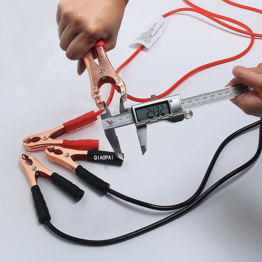 Clip de batería de coche Cable de salto de batería 500A conector de Clip de cocodrilo bolsa de emergencia de coche rojo negro línea de alimentación de Cable de fuego Clip de batería de coche Cable de salto de batería 500A conector de Clip de cocodrilo bolsa de emergencia de coche rojo negro línea de alimentación de Cable de fuego