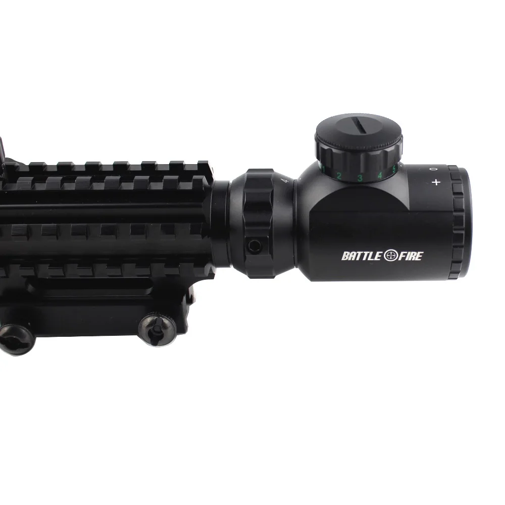 4-12X50 Illuminated Rangefinder Reticle Rifle Scope Holographic 4 Reticle Sight 11mm and 20mm Red Laser Combo RiflescopeIMG_7017