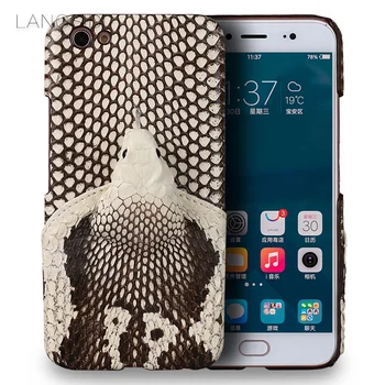 

Wangcangli brand phone case real snake head back cover phone shell For VIVO X9s Plus full manual custom processing