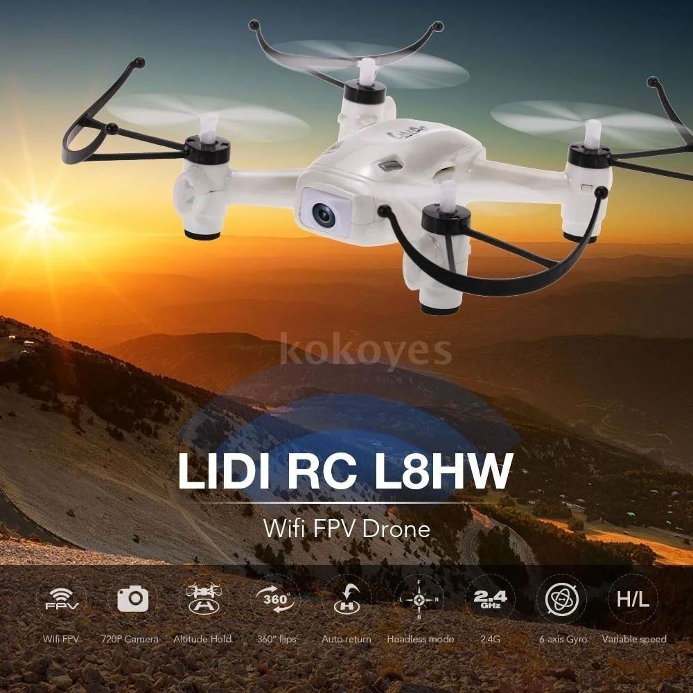 

Wifi FPV Drone 720P Camera Altitude Hold 2.4G 6-axis Gyro RTF RC Quadcopter boys gifts