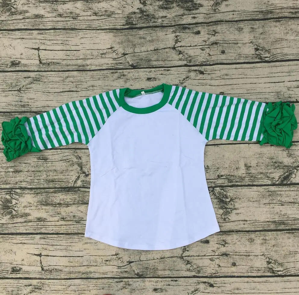 Wholesale Children Clothing Usa Christmas White And Red Stripe Girls