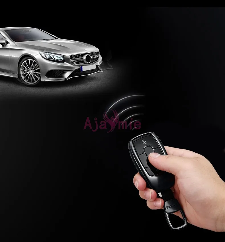 Аксессуары для Mercedes Benz AMG E класс W213 брелки для ключей чехол из силикона с Титан сплав Хромовая автомобильная пленка для укладки волос