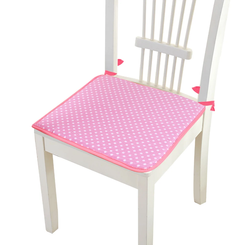 

40cmx40cm Square Wave Point Seat Cushion Soft Chair Seat Pad Cushion Polyester Patio Dining Office Chair Foam Cushions Pillow