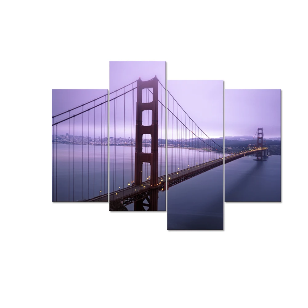 Golden Gate Bridge Photo Canvas Prints City Landmark Canvas Printing