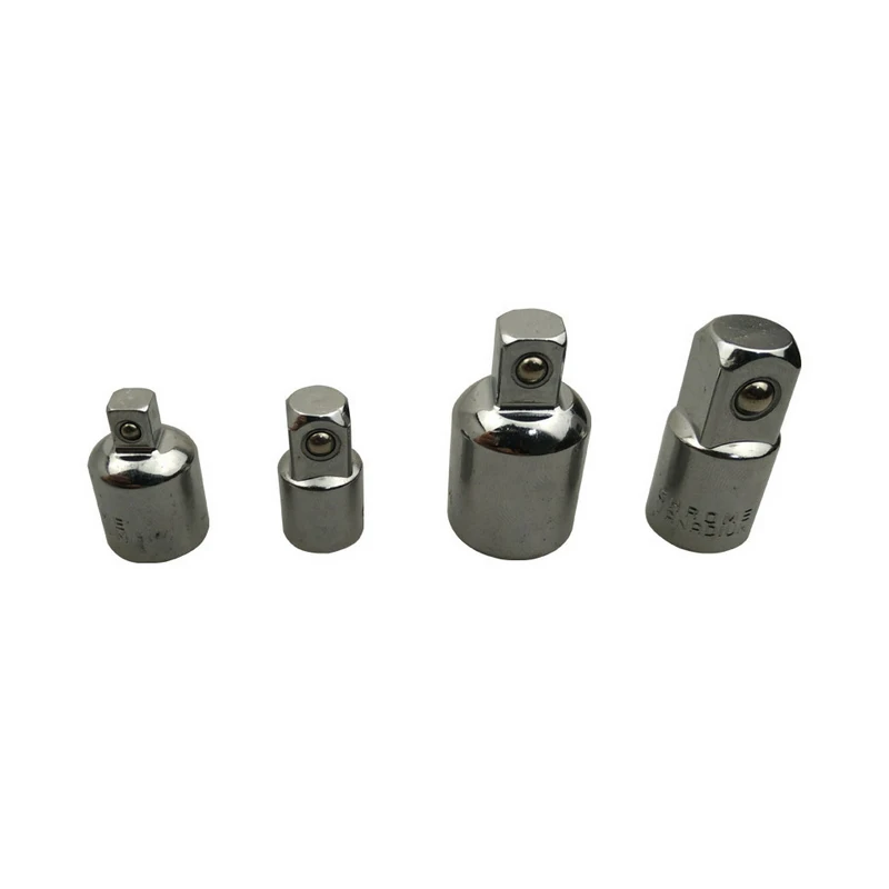

4Pcs/Lot Ratchet Wrench Sockets Transform Joint 1/4" 3/8" 1/2" Socket Adapter Head Connector Kit Hand Tools Accessories