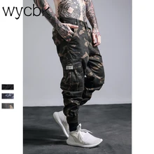 Wycbk, модные штаны, мужские камуфляжные штаны, мужские брендовые штаны для скейтборда, комбинезон с милитари, камуфляжные штаны