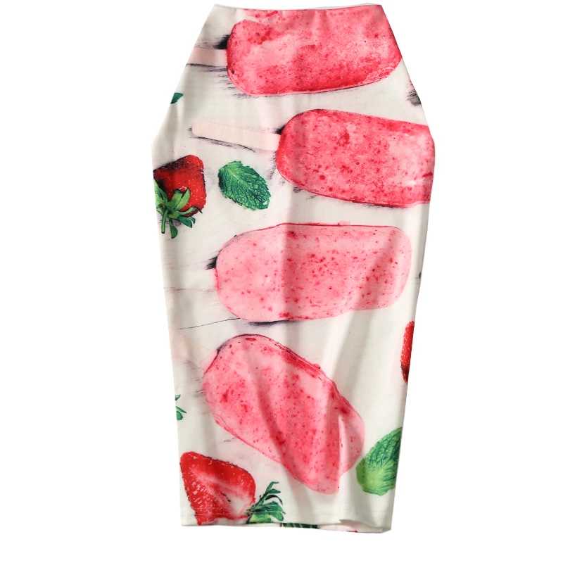 Модная женская юбка-карандаш с высокой талией Falda Mujer XXL XL L элегантные миди-юбки