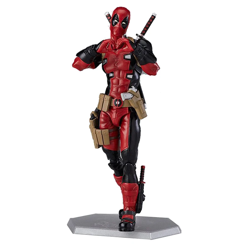 

Marvel Deadpool Action Figure Figma 353 X-Men Super Hero BJD Collectible Toys 15cm