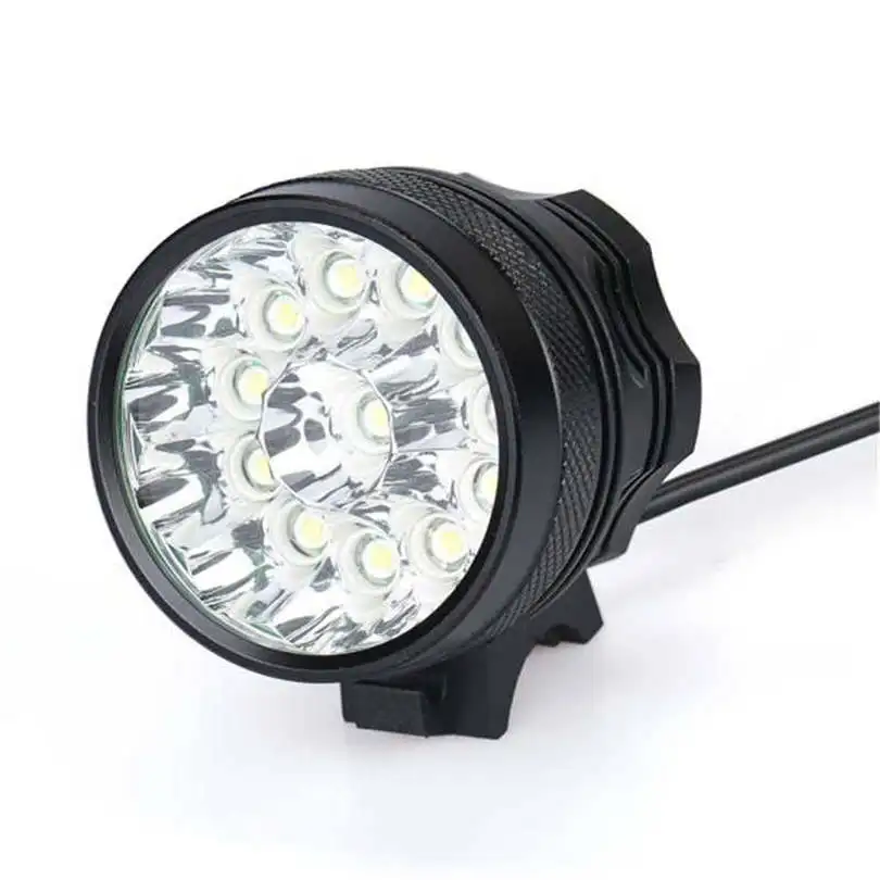 30000LM 12xXM-L T6 LED Bicycle Cycling Light Waterproof Lamp lanterna led bike flashlights headlamps,use 18650 Battery #4S19 (4)