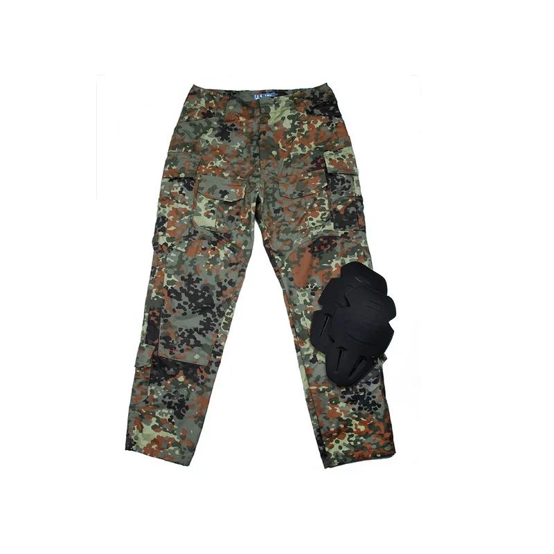 Боевые брюки Flecktarn FIELD G3 NYCO с защитой колена EVA/Тактические армейские рандомные 65/35