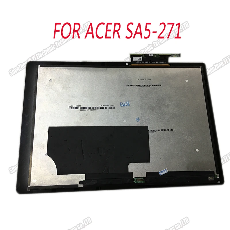 

Free shipping Genuine New 12" LCD Display For Acer Switch Alpha 12 SA5-271 lcd Touch Screen Digitizer Assembly Replacement N16P3