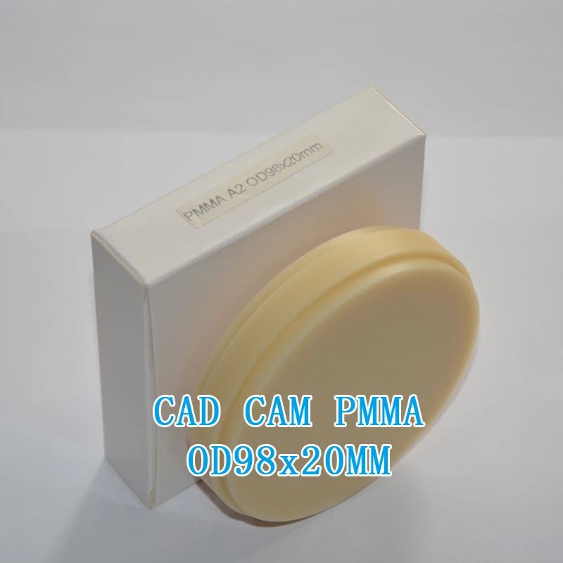 Pmma em Branco para Dental Crown e Pontes Lote Disco Moagem Cad Cam Dental Temporária 7 Pçs - 98*10mm 7 Escova interdental