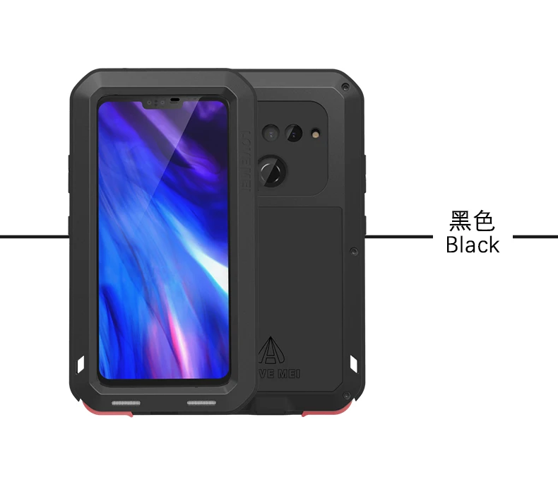 

Coque V40 Case LOVE MEI Powerful Cover For LG V40 ThinQ Shockproof Aluminum Metal Case V 40 V405QA7 Lovemei V405UA