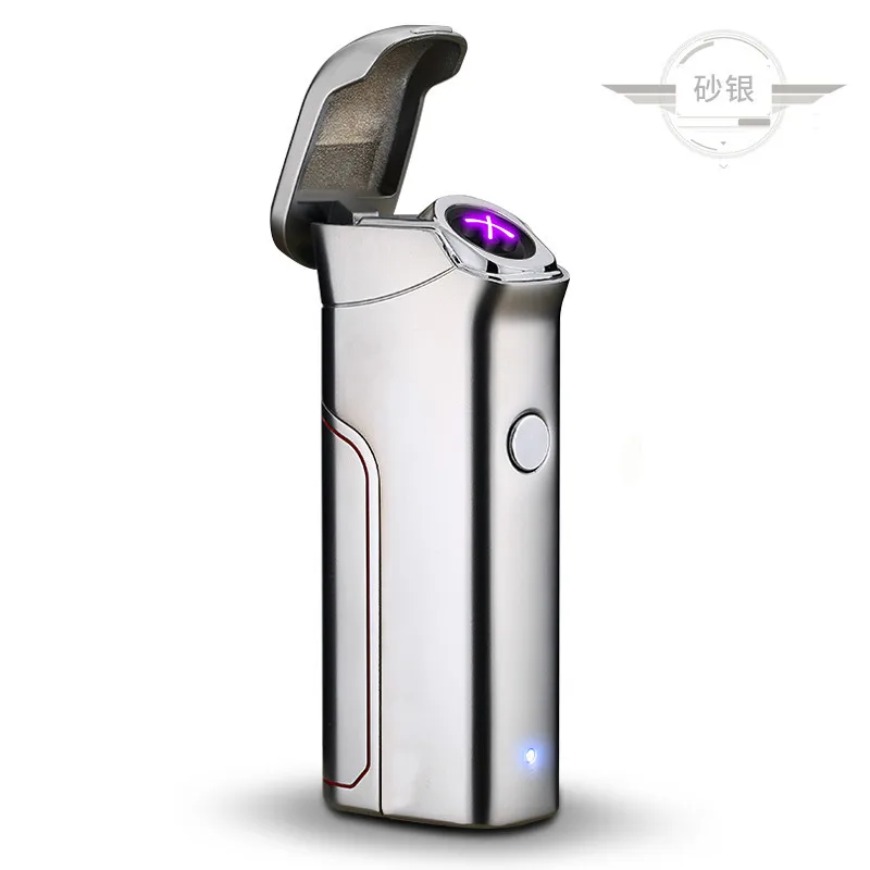 Новейшая usb зажигалка для зарядки ветрозащитная Электронная сигарет новинка