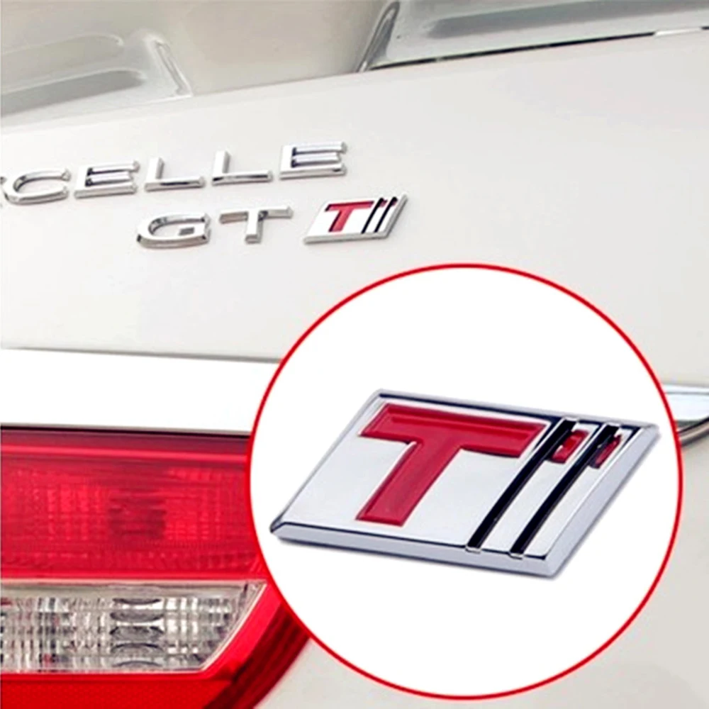 

Car Tuning Trunk Seat T Emblem Logo Sticker 3D Metal Decal For Buick Excelle Xt GT Regal Encore Lacross Verano Envision Enclave