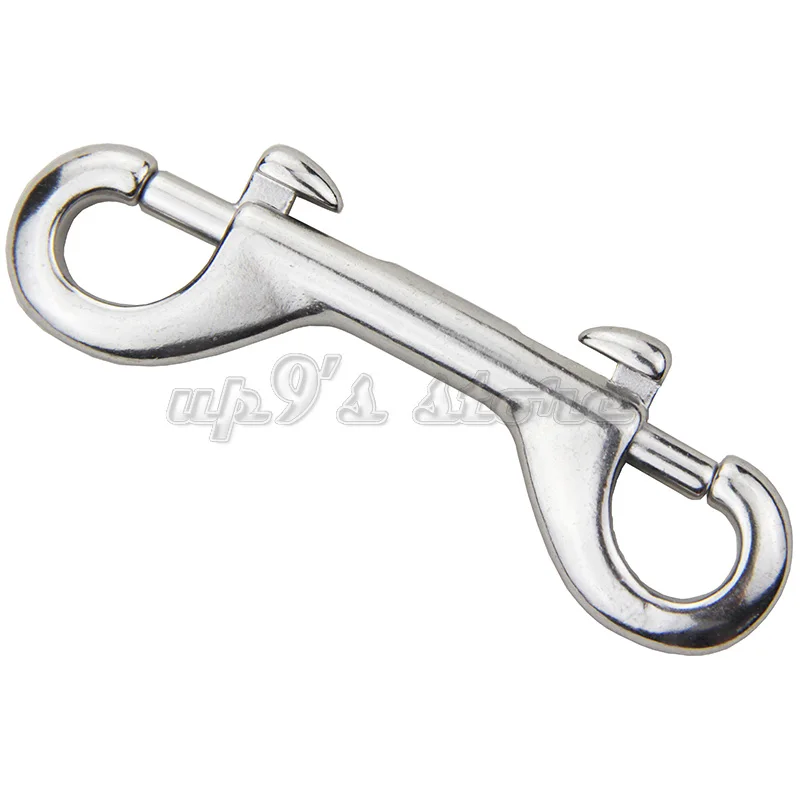 2PCS 10cm Luggage Double CLIP SNAP Hook Heavy Duty Double End Trigger