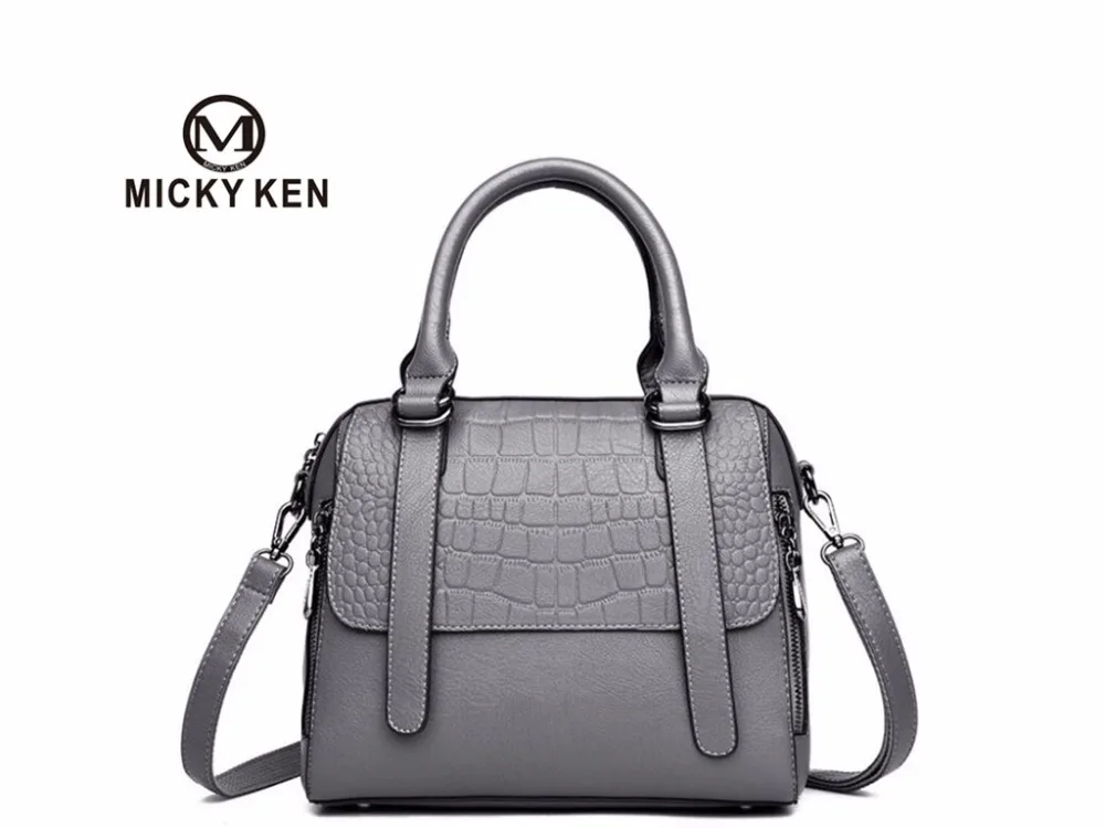 

2018 new style burst handbags shoulder bag crocodile pattern bag iPad bag multi-function package