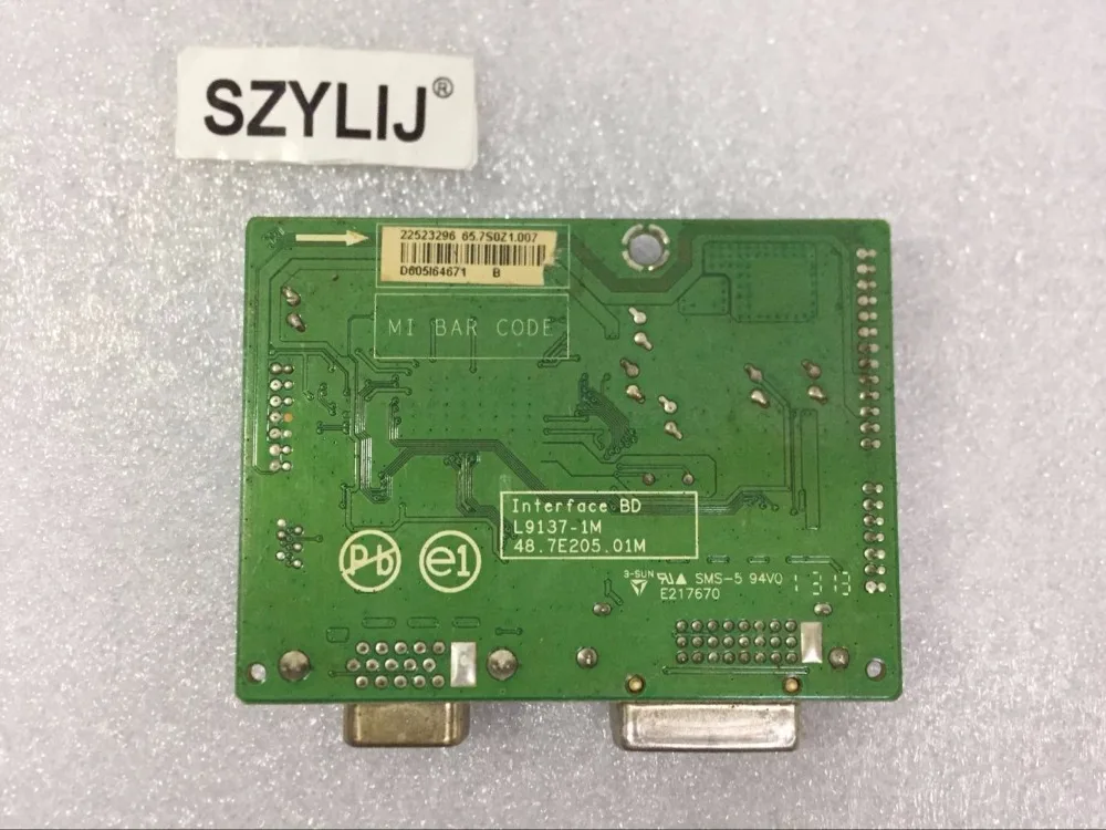 power board for Frete gratis Nao-Novos Produtos A221HQL VA2410 bordo motorista L9137-1M P216HL 48.7E205.01M Original
