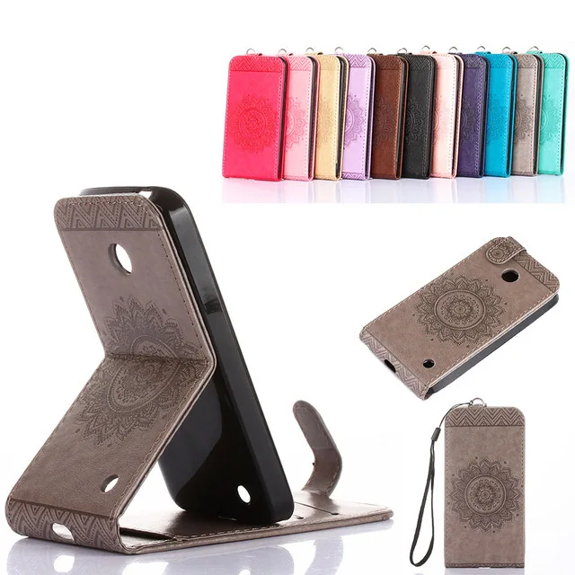 

Luxury Vertical Folio PU Phone Case Cover For Microsoft Nokia Lumia N 535 550 630 640 650 Leather Wallet Stand Card Holder Cover