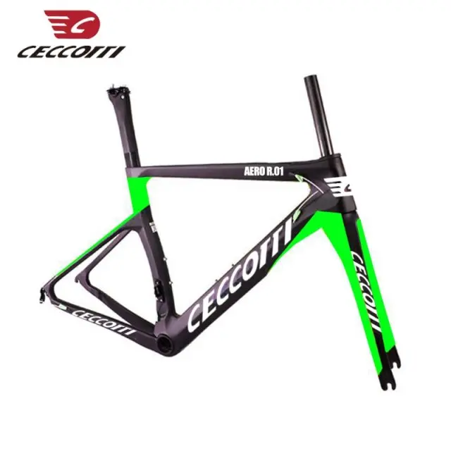 

CECCOTTI new design carbon road frame T1000 frameset made in China bicycle frame cadre carbone route 2019