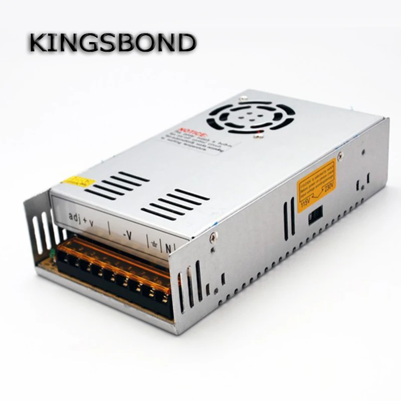 

DC12V 30A 360W Power Adatper / Power supply for LED strip led module, 1pc/lot free shipping lighting transformer