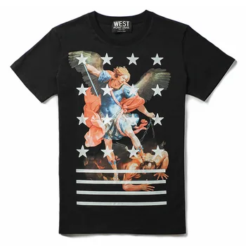 

High New Novelty 19ss Men Stars Devil T Shirts T-Shirt Hip Hop Skateboard Parkour Street Cotton T-Shirts Tee Top #C58